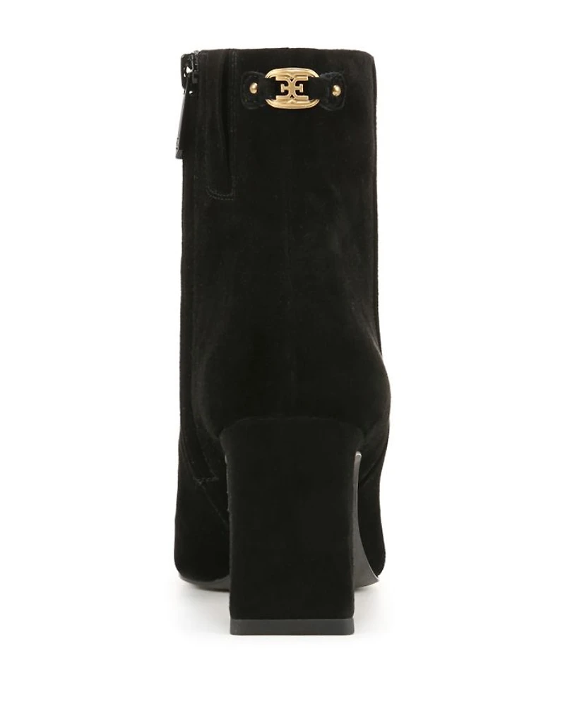 Women's Saige Pointed Toe Mid Heel Ankle Booties