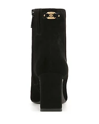 Women's Saige Pointed Toe Mid Heel Ankle Booties