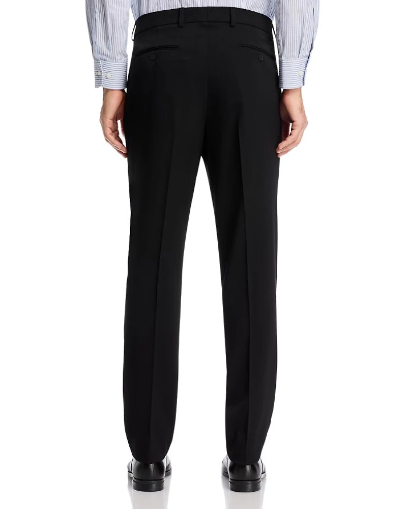 Stretch Wool Slim Fit Suit Pants