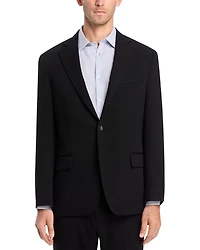 Stretch Wool Unstructured Slim Fit Suit Jacket