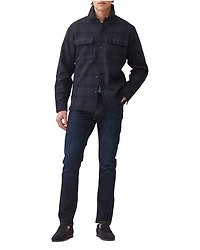 Wadestown Slim Sports Fit Plaid Shirt Jacket