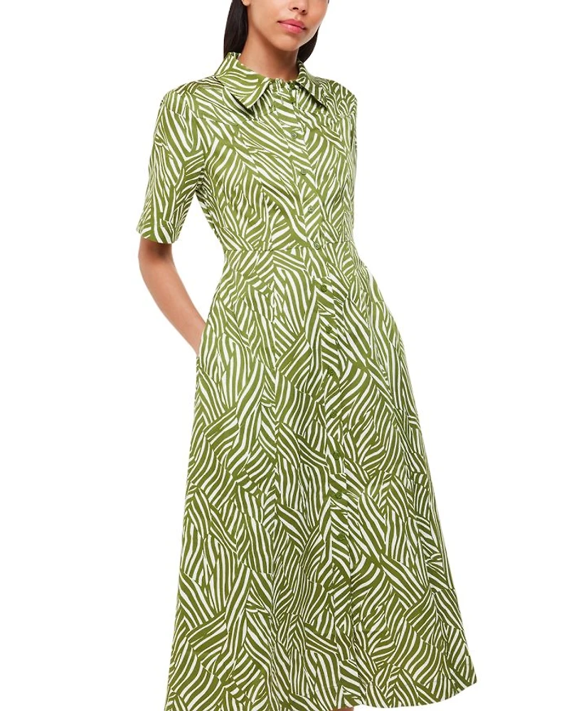 Linear Leaf Dress