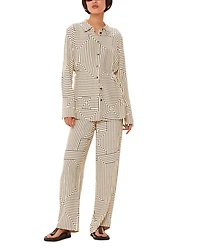 Angled Stripes Pants