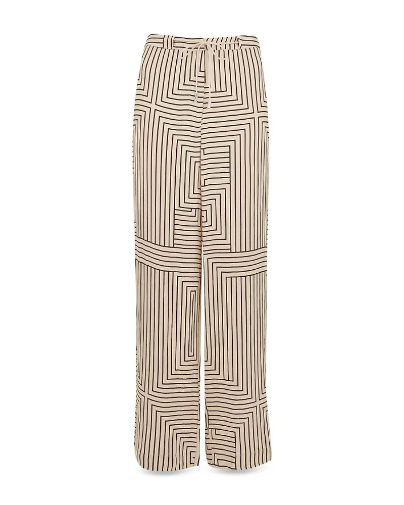 Angled Stripes Pants