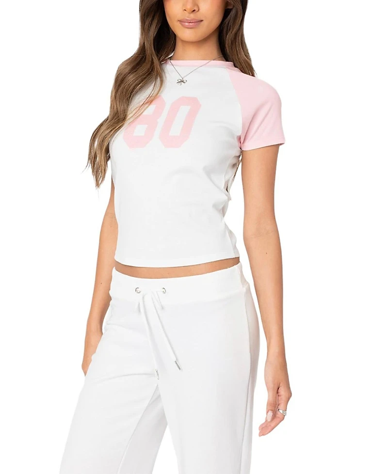 Edikted 80's Raglan Tee