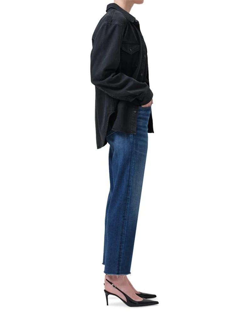 Palma High Rise Ankle Straight Jeans Ambry