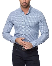 Conall Button Down Printed Shirt