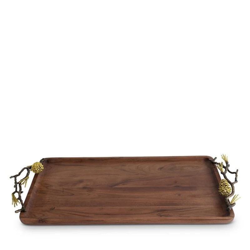 Pine Cone Medium Wood Tray