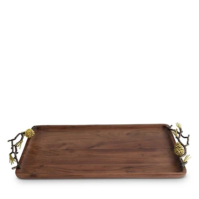 Pine Cone Medium Wood Tray