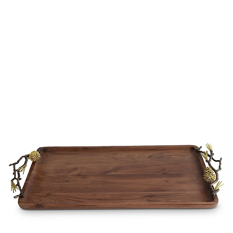 Michael Aram Pine Cone Medium Wood Tray