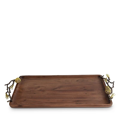 Michael Aram Pine Cone Medium Wood Tray