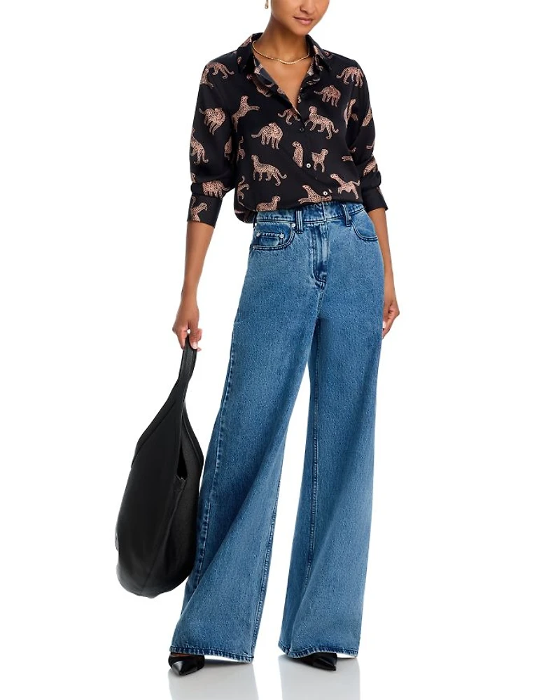 Leopard Button Down Shirt - Exclusive