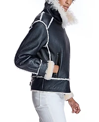 Nappa Finish Shearling Jacket