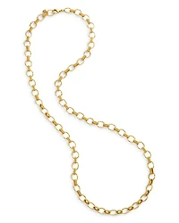 Cleopatra Small Link Chain Necklace, 32"