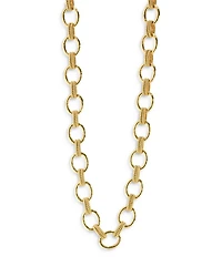 Cleopatra Regal Link Chain Necklace, 32"