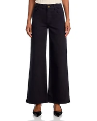 Le Slim Palazzo High Rise Wide Leg Jeans