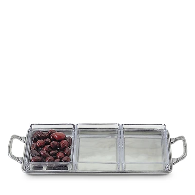 Match Crudite Tray with Handles