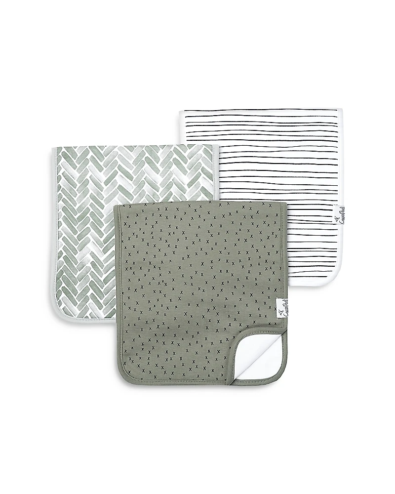 Copper Pearl Alta Burp Cloth Set, 3 Pack