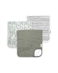 Copper Pearl Alta Burp Cloth Set, 3 Pack