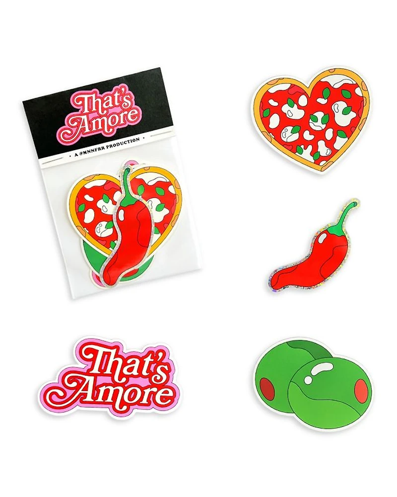 That's Amore Vinyl Sticker Pack, Set of 4