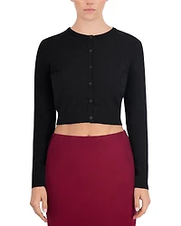 Point Basketweave Knit Cardigan