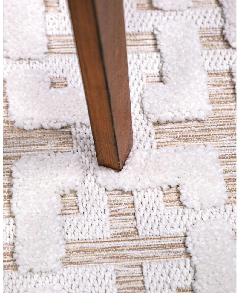 Orian Crochet Chain Link Area Rug, 5'3" x 7'6"