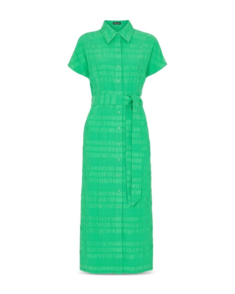 Millie Textured Shirt Dress
