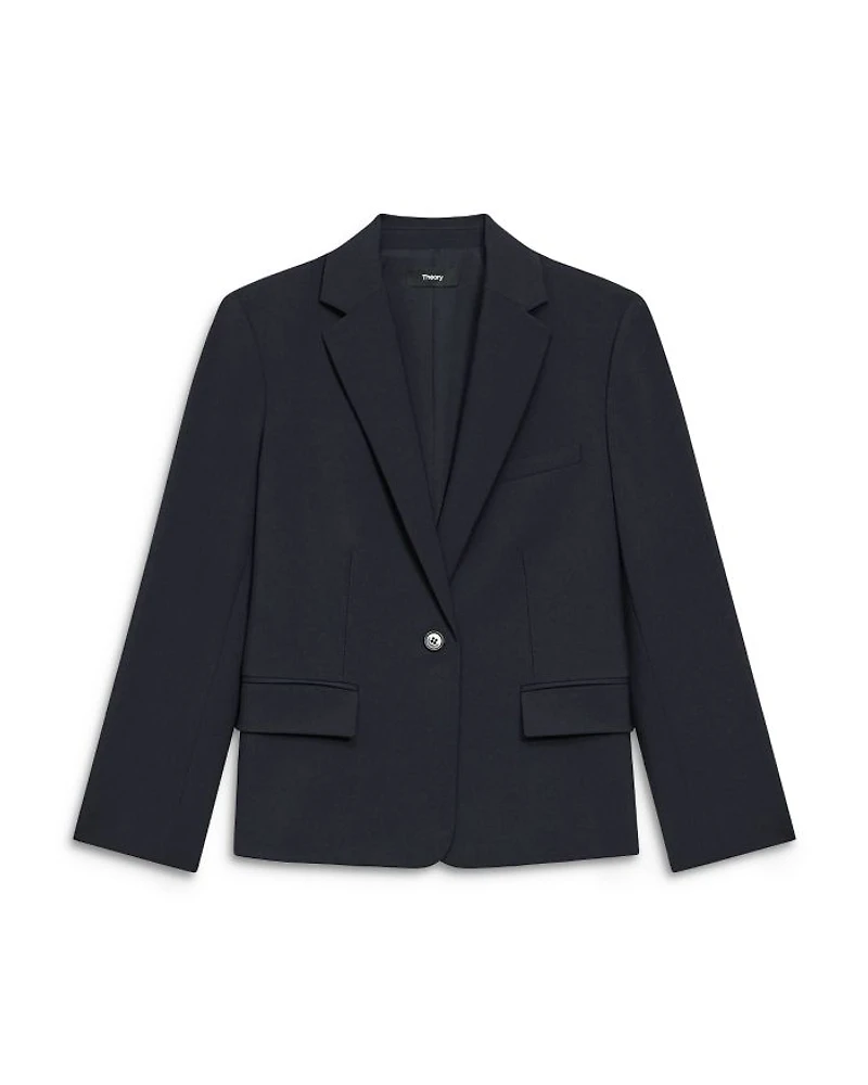 Single Button Slim Fit Blazer