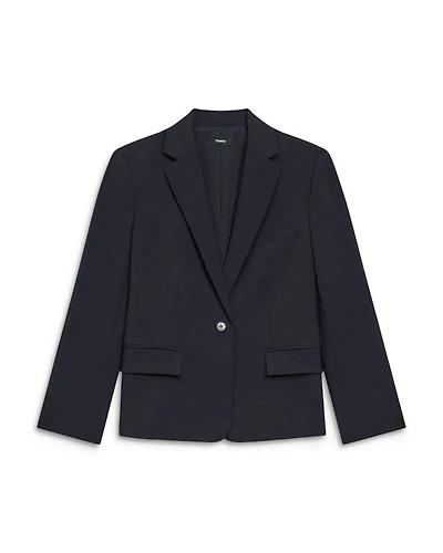 Single Button Slim Fit Blazer
