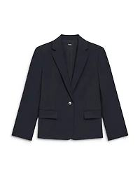 Single Button Slim Fit Blazer