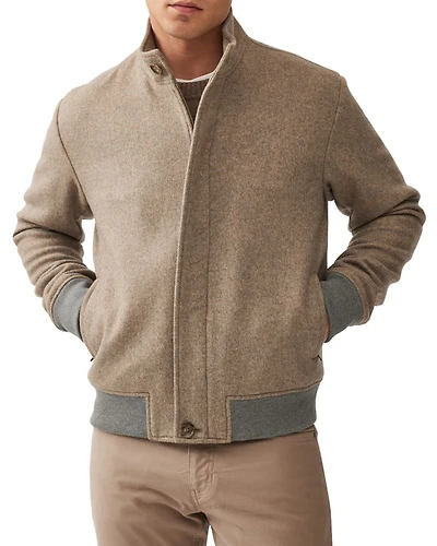 Lake Taylor Wool & Nylon Bomber Jacket