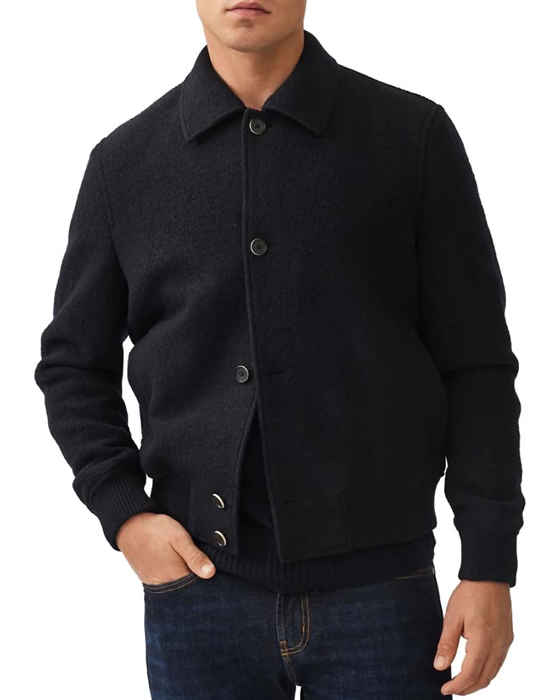 Washington Avenue Wool Bomber Jacket
