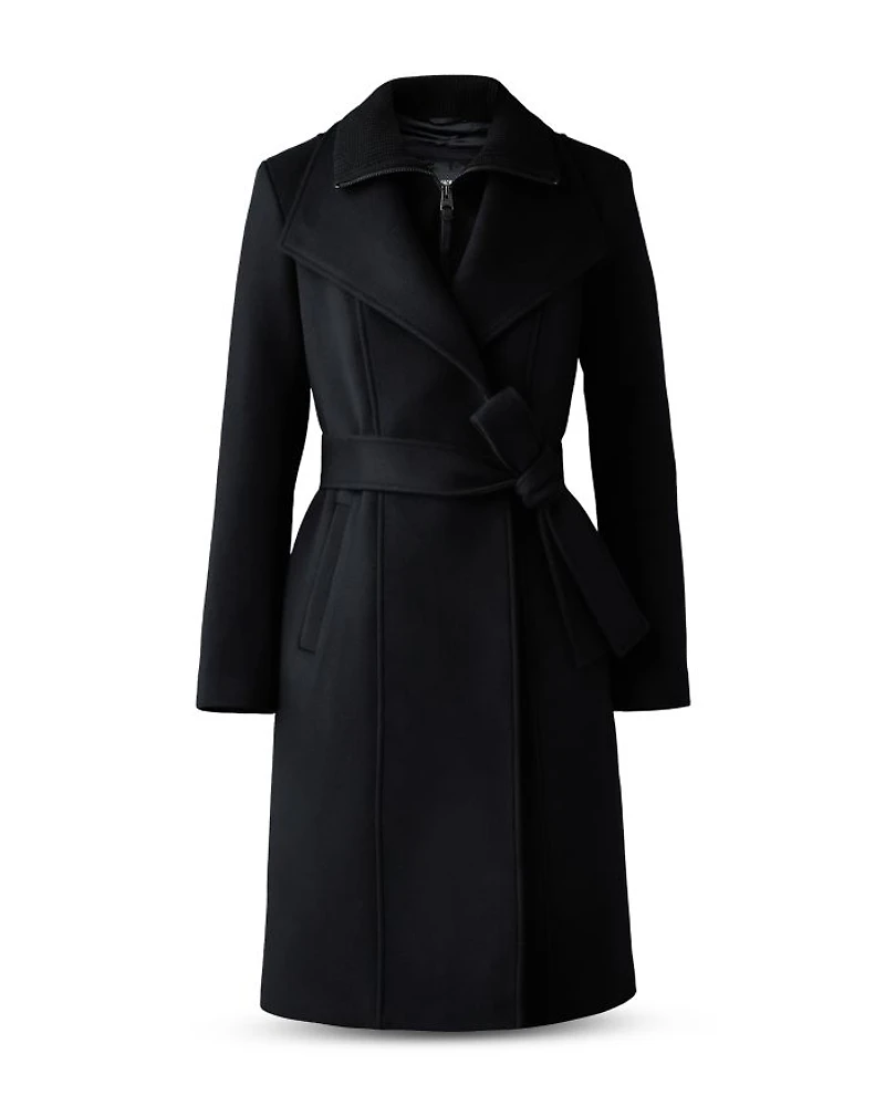 Norita Belted Wool Coat