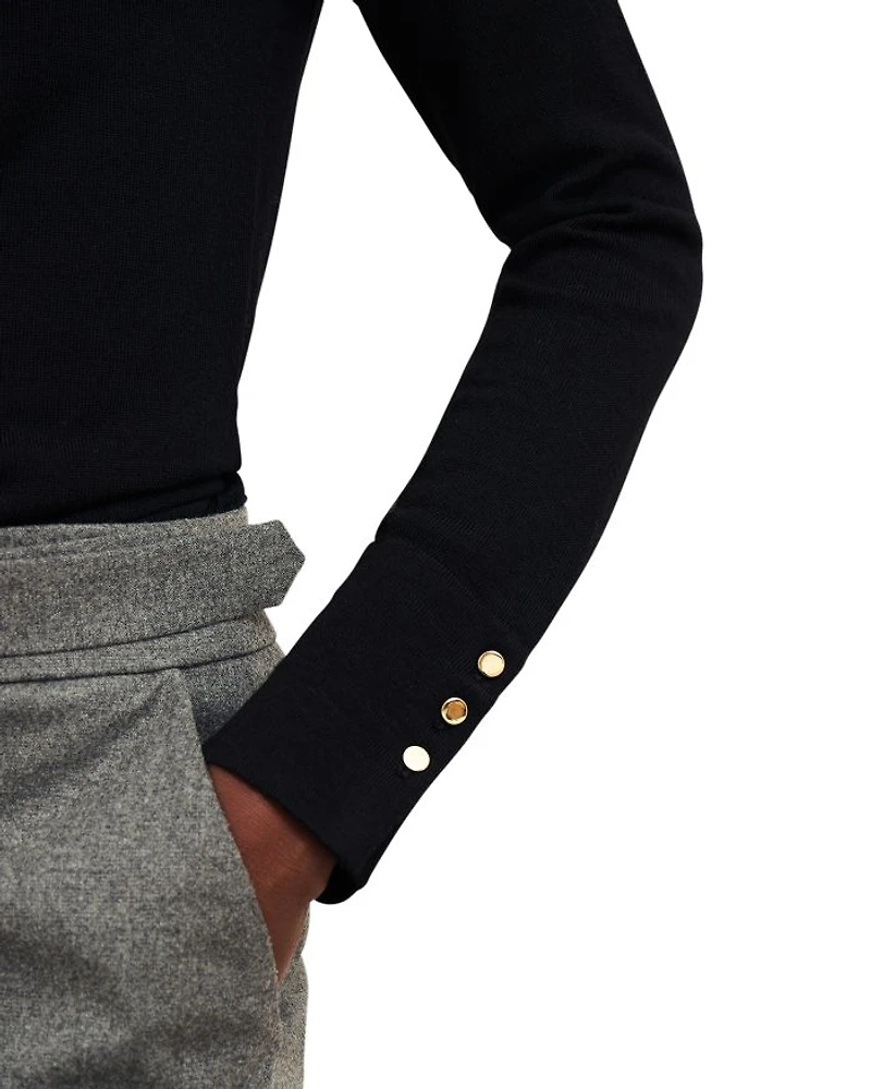 Bella Merino Wool Turtleneck Sweater