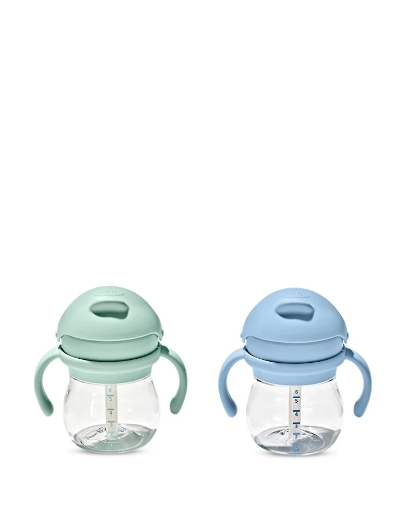 Tot Transitions Straw Cups with Handles 6 oz., 2 Pack