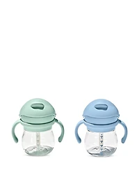 Tot Transitions Straw Cups with Handles 6 oz., 2 Pack