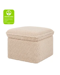 Cali Storage Ottoman in Faux Shearling