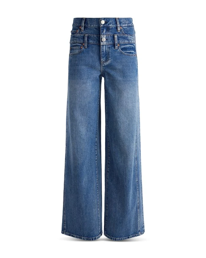 Double Waistband Jeans Brooklyn Blue