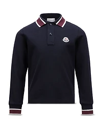 Boys' Tipped Long Sleeved Polo Shirt - Little Kid
