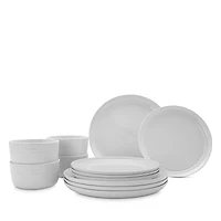 Staub Setting for Four Dinnerware Set, White, 12 Piece