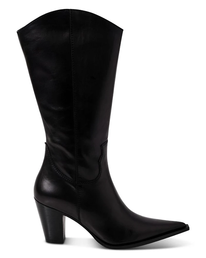 Women's Copenhagen Pointed Toe Block Heel Boots