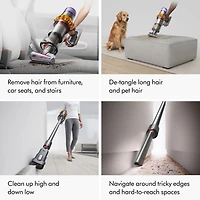 V15s Detect Submarine™ Wet & Dry Vacuum Cleaner | Yellow/Nickel