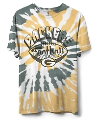 Junk Food Clothing Unisex Nfl Green Bay Packers Football Tie Dye Tee