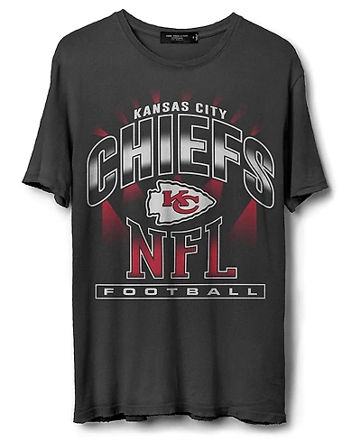 Junk Food Clothing Unisex Nfl Kansas City Chiefs Chrome Flea Market Tee