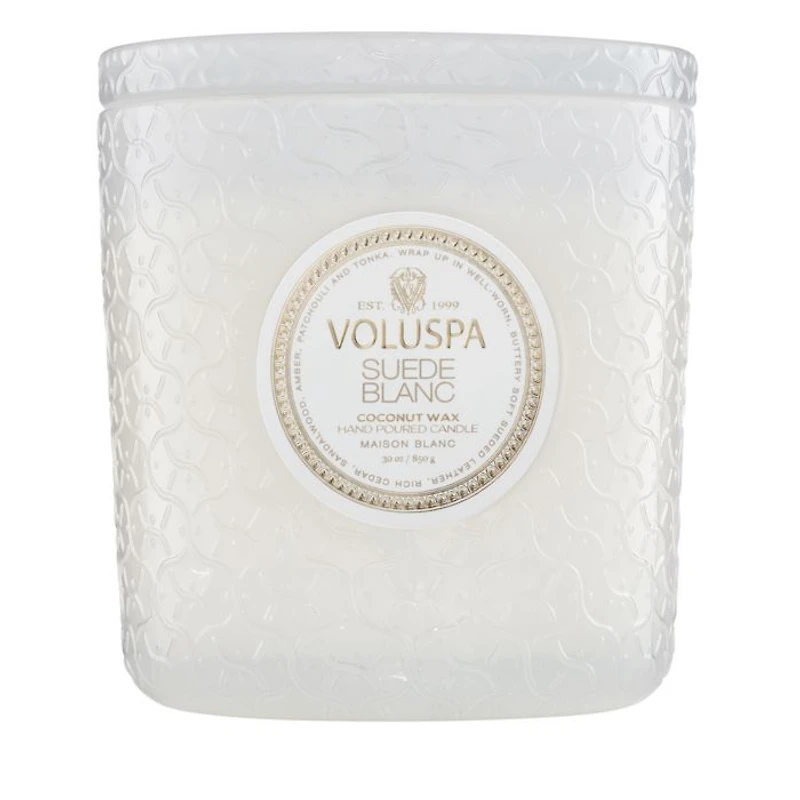 Suede Blanc Boxed Luxe Candle 30 oz.