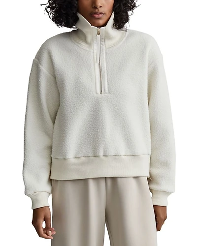 Roselle Half Zip Fleece Sweatshirt