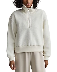 Roselle Half Zip Fleece Sweatshirt