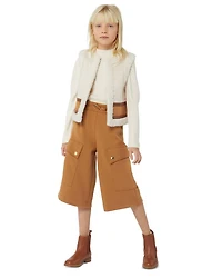 Girls' Faux Fur and Fleece Vest - Little Kid