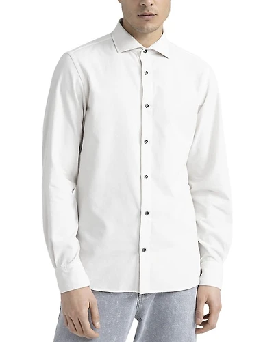 Garment Dyed Corduroy Button Front Shirt