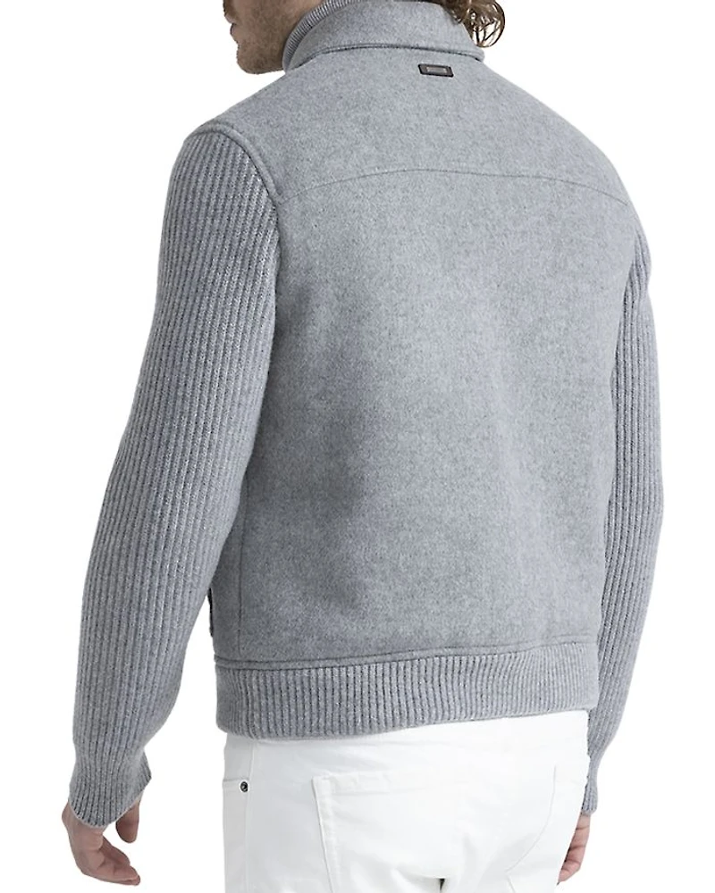 Zip Front Sweater Jacket